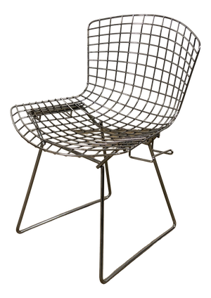 Bertoia Side Chair in Chrome by Harry Bertoia for Knoll International, 1980s