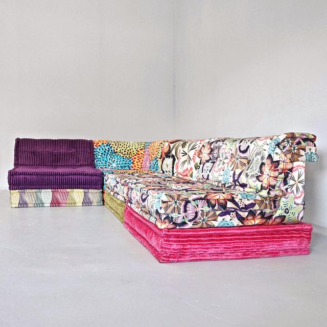 Modular Sofa Mah Jong Elements by Missoni, Hans Hopfer for Roche Bobois, Set of 12 For Sale - Image 5 of 18