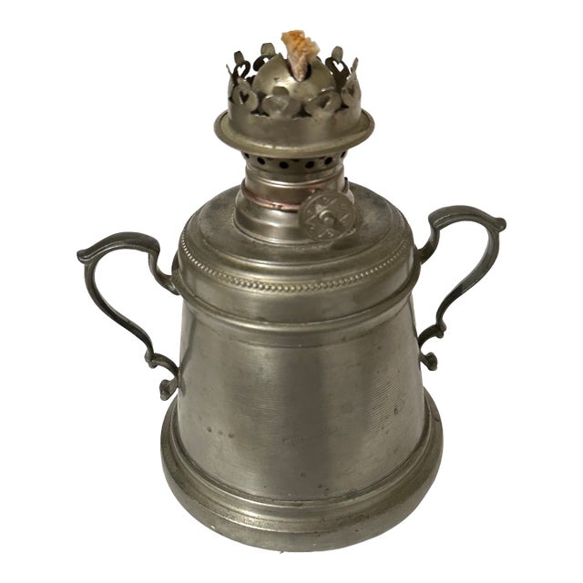 Vintage Mid 1900s International Silver Company Oil Lantern For Sale