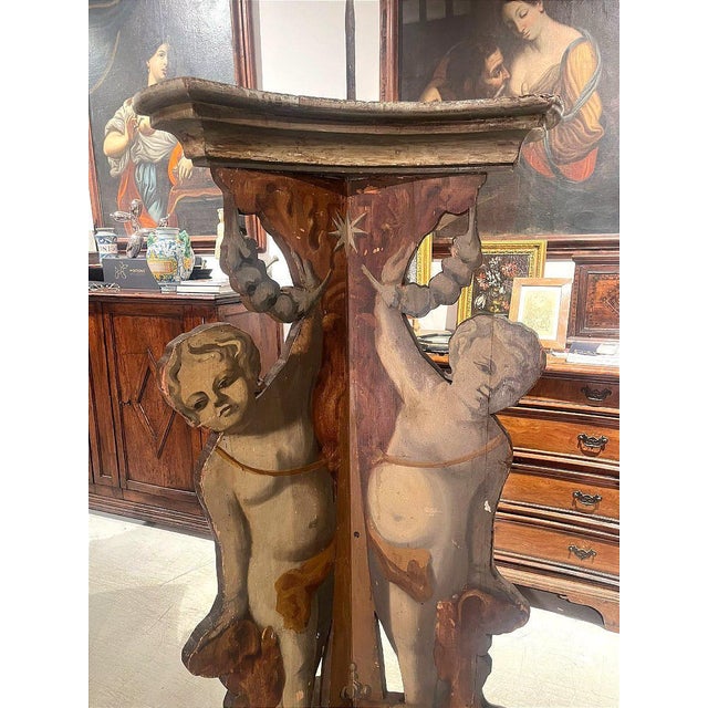 Italian Palace Candleholders, Set of 2 For Sale - Image 6 of 8