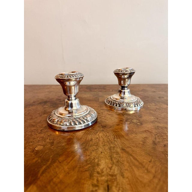 Antique Victorian Miniature Candlesticks, 1860, Set of 2 For Sale - Image 4 of 5