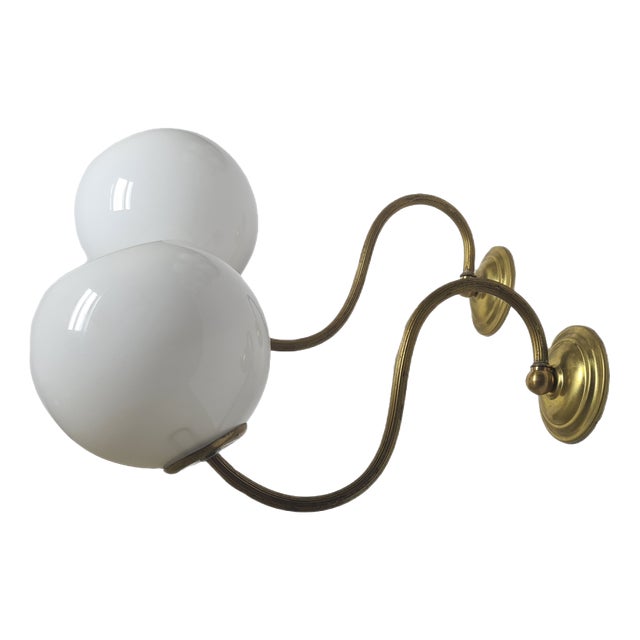 Art Deco Wall Lamp, Poland, 1950s, Set of 2 For Sale