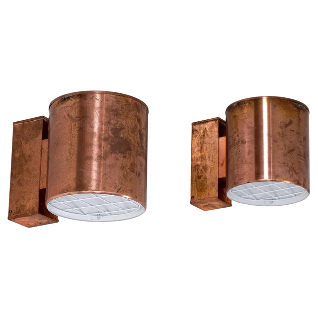 Swedish Wall Lamps attributed to Falkenbergs, 1970s, Set of 2 For Sale