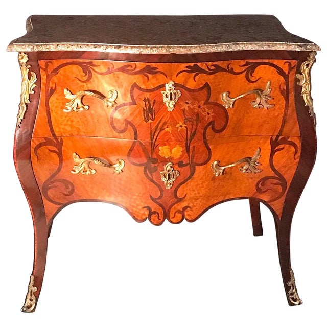 French Louis XV Commode, 1750 For Sale