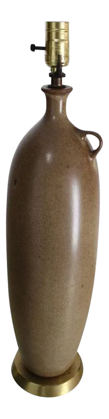 Tall Jug Shaped Ceramic Pottery Table Lamp