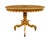 19th Century Swedish Oval Burr Birch Occasional Table, 1870 For Sale - Image 9 of 9