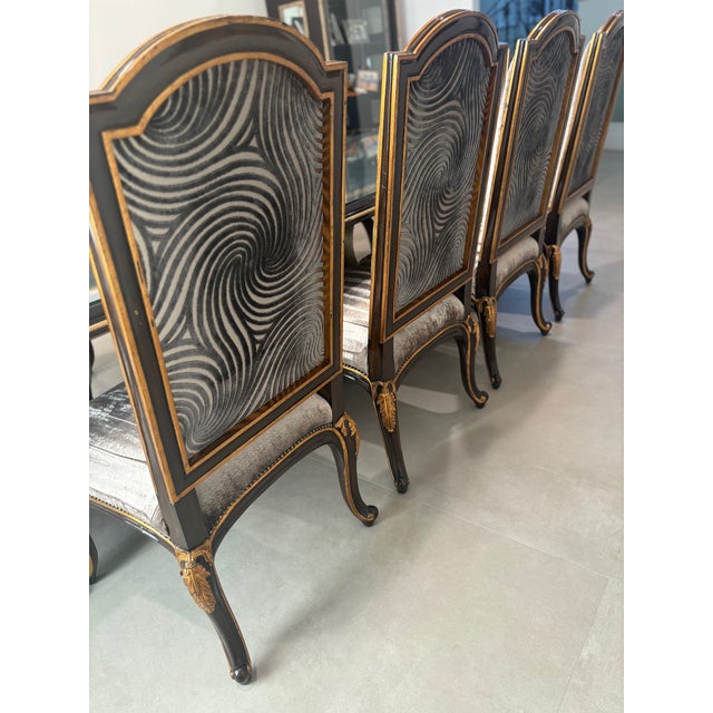 Brown Marge Carson Dining Room Set of 10 For Sale - Image 8 of 11