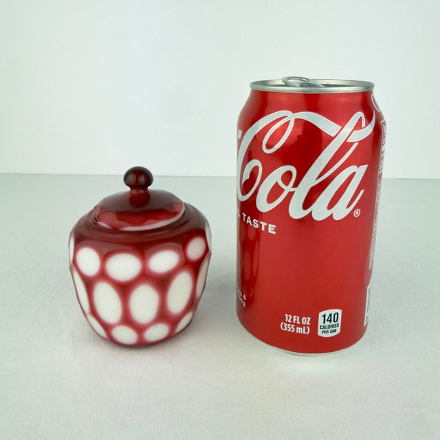 Vintage Chinese Peking Glass Lidded Scholar’s Jar For Sale - Image 9 of 9