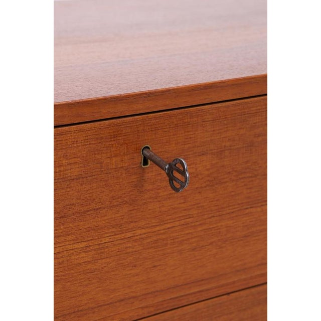 Mid-Century Teak Chest of Drawers, 1960s-1970s For Sale - Image 9 of 12