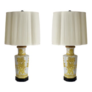 Chinoiserie Imari Porcelain Table Lamps by Marbro Company For Sale