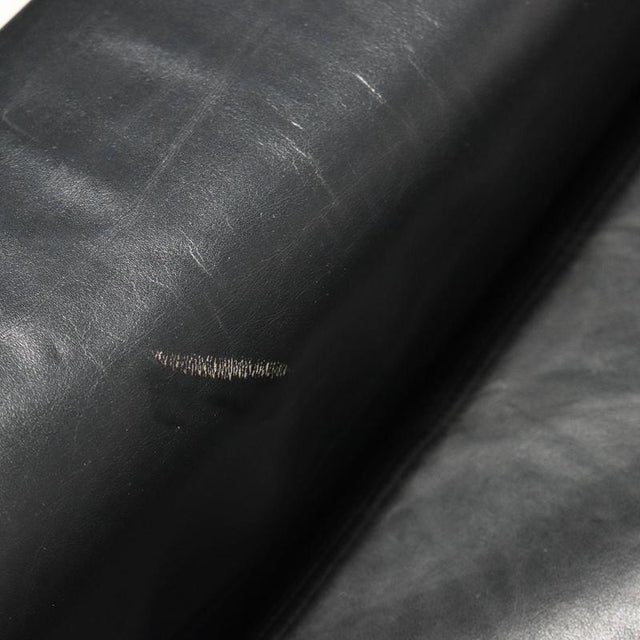 Armchairs in Wood and Leather Upholstery, 1970s For Sale - Image 9 of 11