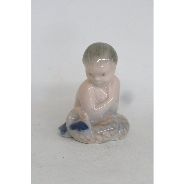 Royal Copenhagen Little Mermaid Model No 2313 Porcelain Miniature Figurine 4488b For Sale In Miami - Image 6 of 12