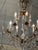 In the Style of Dennis & Leen Gold Finish Six Light Crystal Chandelier For Sale - Image 9 of 12