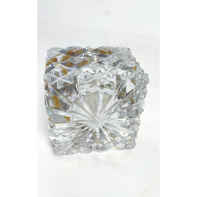 1980s Cut Glass and Silver Lighter, Spain, 1980s For Sale - Image 5 of 7