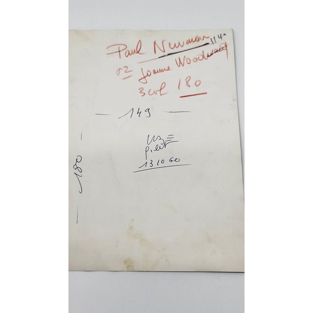 Unknown, Photographs of Paul Newman, Sofia Loren, and Joanne Woodward, 1950s, Photographic Paper, Set of 4 For Sale - Image 4 of 9