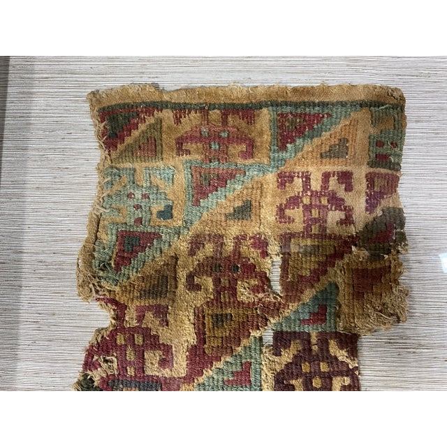 Pre Colombian Antique Peruvian Textile Fragment For Sale - Image 12 of 12