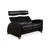 Arion Leather Two-Seater Black Manual Function Sofa from Stressless For Sale - Image 6 of 17