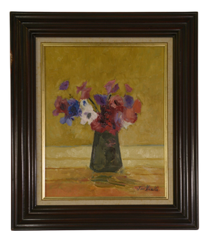 Van Hecke, The Anemones, 1980s, Paint & Canvas