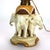 Antique Ernst Wahliss Austrian Amphora Figural Elephant Porcelain Lamp With Glass Shade C1920 Measures - 17 1/4" x 8 1/4"...