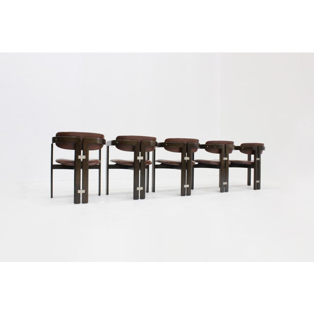 Pamplona Dining Chairs by Augusto Savini for Pozzi, 1965, Set of 5 For Sale - Image 10 of 11