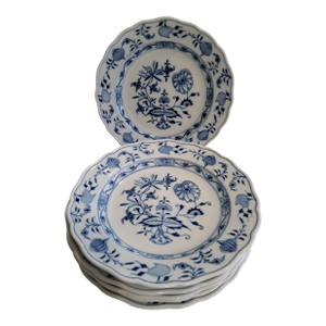 Early 1900's Meissen Salad Plates - Set of 6