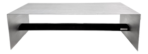 Matted Aluminium Blackwood Coffee Table by Case Studios