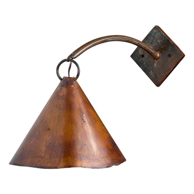 Copper Cone Sconce by Lowcountry Originals For Sale