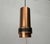 Mid-Century Modern Mid-Century Modern Space Age German Copper Pendant Lamps from Doria, 1960s, Set of 3 For Sale - Image 3 of 18