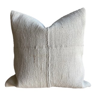 Vintage Rug Pillow Cover With Original Seams For Sale