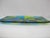 Blue Shepardson Studios Geometric Op Art Fused Art Glass Decorative Plate Tray For Sale - Image 8 of 11