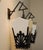 Early 20th Century Vintage Asian Lantern Wall Sconces - a Pair For Sale - Image 5 of 9