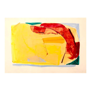 Ronnie Landfield, Lyrical Abstraction Acrylic Painting Ronnie Landfield Color Field Abstract, 1982