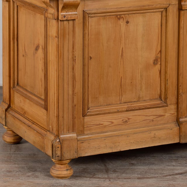 19th Century Pine Shop Counter With Rustic Reclaimed Top for Kitchen Island For Sale - Image 10 of 12