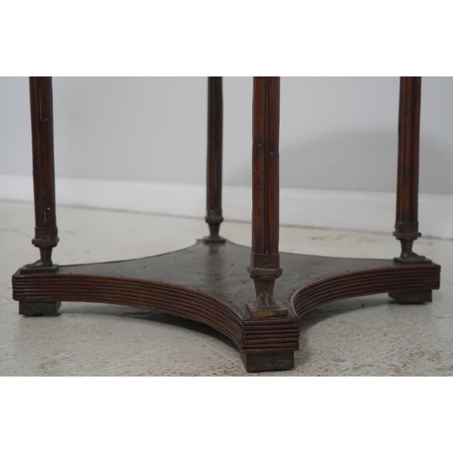 Maitland Smith Neoclassical Round Bronze Surface Table For Sale In Philadelphia - Image 6 of 13