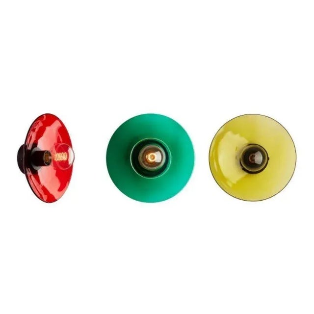 Acid Red Zénith Wall Light by Radar For Sale - Image 6 of 9