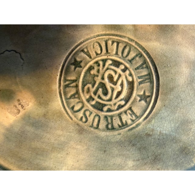 Antique Etruscan Majolica Leaf Bowl, C 1879-1892 For Sale In Orlando - Image 6 of 7