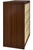 The Atelier Cabinet with walnut veneer with warm silver leaf door fronts by the luxury manufacturer Bolier & Co. Behind...