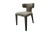 Dining Chair in Grey Bouclé. Height 76,5 cm.Width 56 cm.Depth 54 cm.Seat height 48 cm.