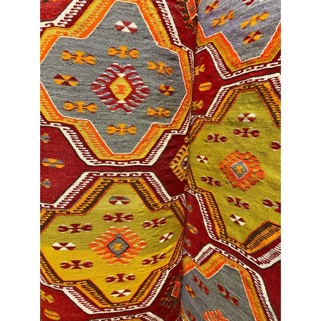 Custom Turkish Kilim Sofa For Sale - Image 4 of 9