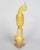 A vintage mid century Italian Murano art glass parrot or exotic bird sculpture by Alfredo Barbini. Rare bright yellow...