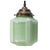 French Art Deco Green Clichy Glass Pendant Lamp For Sale - Image 6 of 6