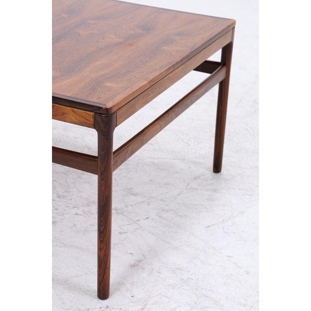 Brown Mid-Century Danish Rosewood Coffee or Side Table, 1960s For Sale - Image 8 of 13