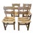 Scandinavian Style Dining Chairs - Set of 4 For Sale