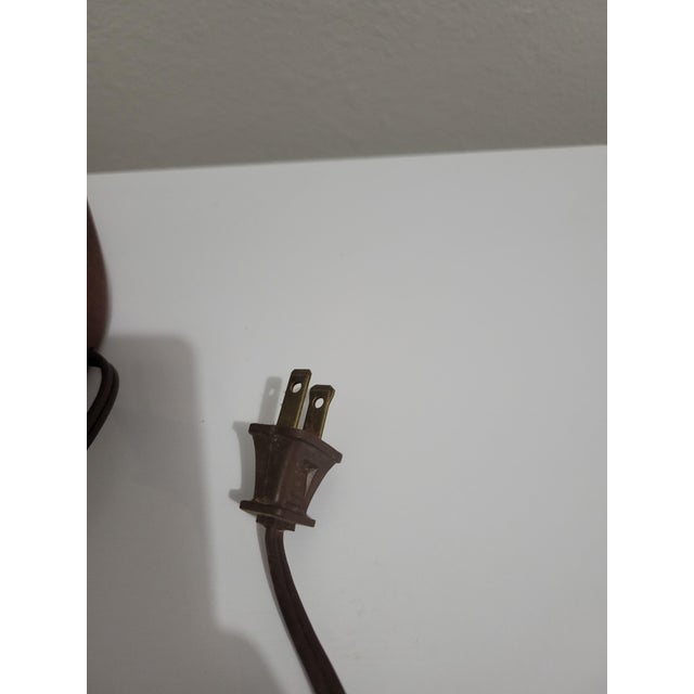 Vintage 1970s Kohler Sculptural Burl Wood Lamp With Pierced Copper Shade For Sale - Image 16 of 18