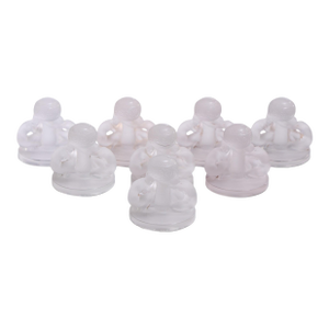 Early 20th Century René Lalique Deux Figurines Menu Holders - Set of 8