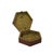 Oriental Hexagonal Red Color Mythical Figure Drawing Accent Box For Sale In San Francisco - Image 6 of 7