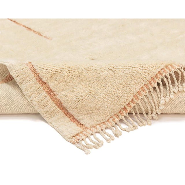 Premium Oversize Hand-Knotted Wool Rug | 12'9" X 11'4" | One of a Kind For Sale - Image 4 of 7