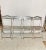 Set of Four French Polished Steel Folding Chairs For Sale - Image 4 of 7