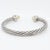 David Yurman 7mm Sterling Silver, Citrine, & Diamond Classic Cable Bracelet For Sale - Image 13 of 15
