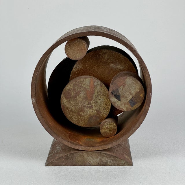 Out of Brooklyn New York comes this magnificent heavy steel metal sculpture formed by hand with its original rust. We...